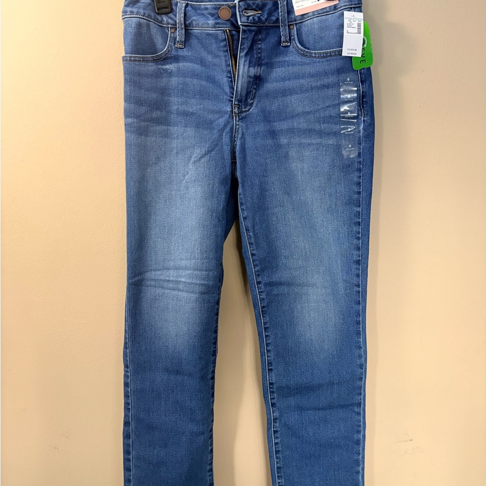 Maurice’s ever flex slim straight Women's Jeans 6R regular NWT!